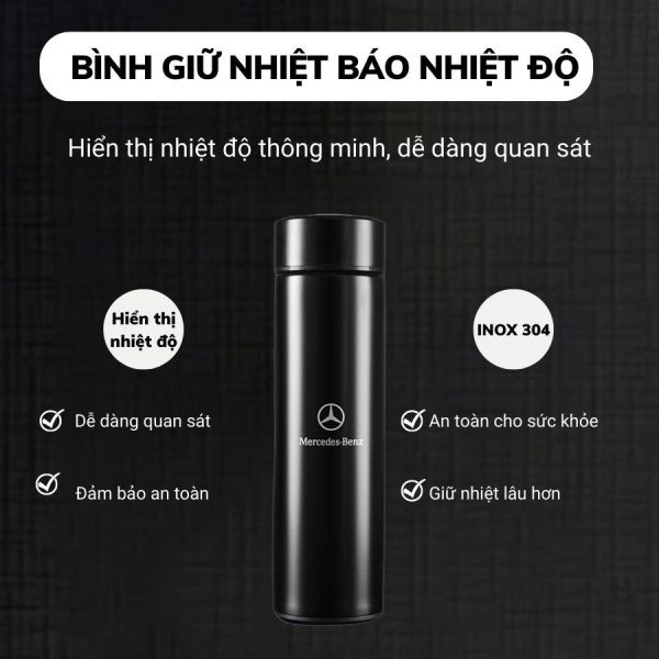 Bộ set ô gập 3 tự động, bình giữ nhiệt - SET 03