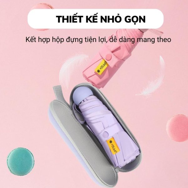 Ô gấp 5 nhỏ gọn in logo P-ODU03