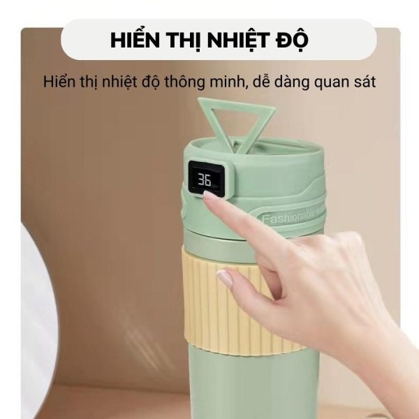 Bình giữ nhiệt hiển thị nhiệt độ P-BGN18