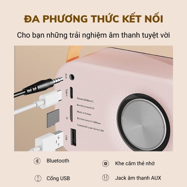 Loa Bluetooth Cổ Điển Mã P-LOA08