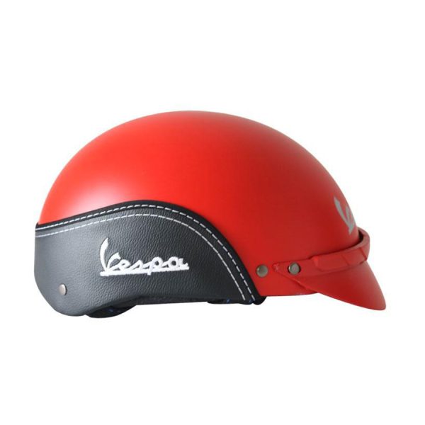 Mũ bảo hiểm dáng Vespa in logo