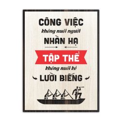 Tranh gỗ động lực theo yêu cầu