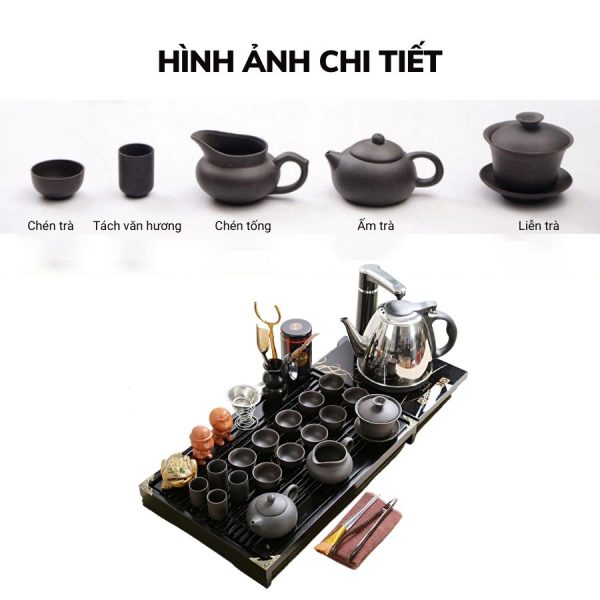 Bộ ấm trà kèm ấm đun P-BT07