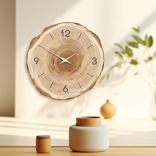 Đồng hồ vân gỗ lạ mắt