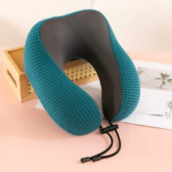 Gối hơi chữ U thêu Camelback