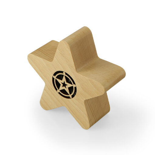 Loa Bluetooth gỗ nguyên khối