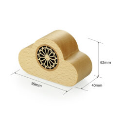 Loa Bluetooth gỗ nguyên khối