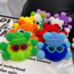 Móc khoá cục bông đáng yêu