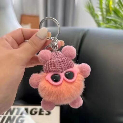 Móc khoá cục bông đáng yêu