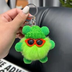 Móc khoá cục bông đáng yêu