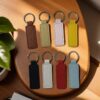 Móc khóa da đơn giản