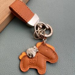 Móc khóa da hình ngựa con