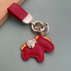 Móc khóa da hình ngựa con