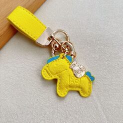 Móc khóa da hình ngựa con