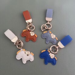 Móc khóa da hình ngựa con