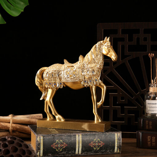 Quà tặng để bàn Ngựa Vàng may mắn