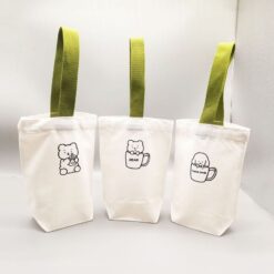 Túi vải đựng nước dễ thương