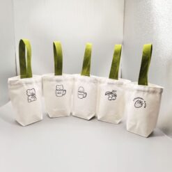 Túi vải đựng nước dễ thương