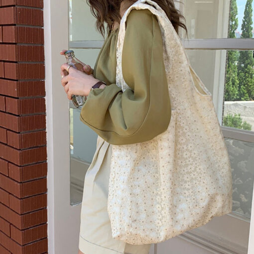 Túi lưới hoa đeo vai