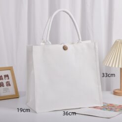 Túi canvas trắng đa dạng kích thước