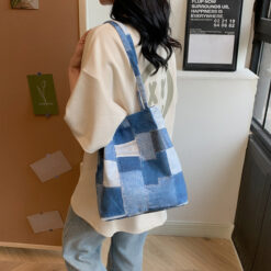Túi xách nữ thời trang tote denim đa năng