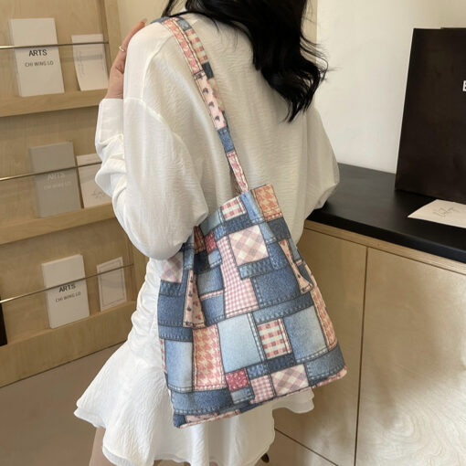 Túi xách nữ thời trang tote denim đa năng