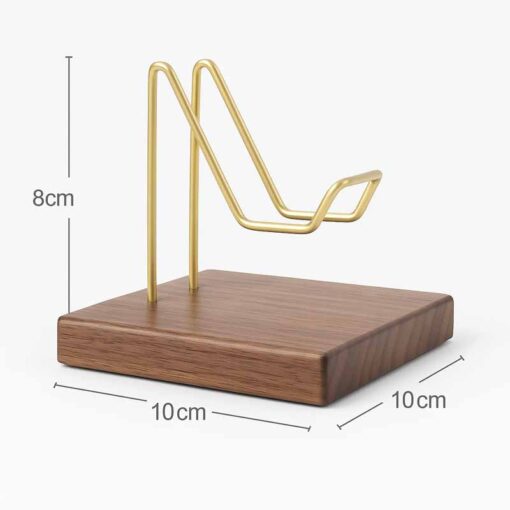Giá đỡ điện thoại bằng gỗ nguyên khối