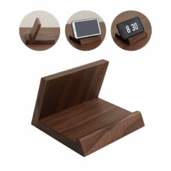 Giá đỡ điện thoại bằng gỗ nguyên khối
