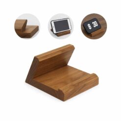 Giá đỡ điện thoại bằng gỗ nguyên khối