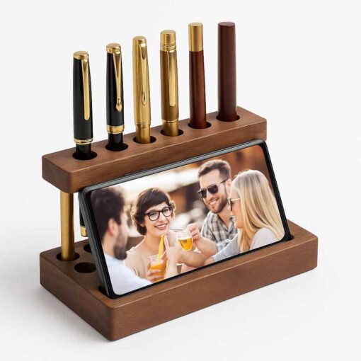 Giá đỡ điện thoại kèm khay bút