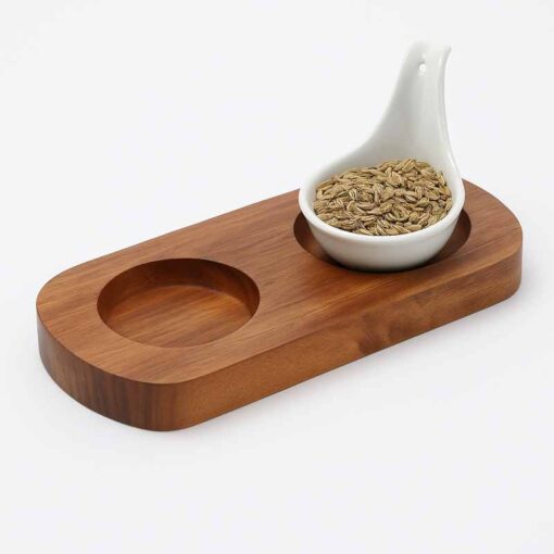 Khay lót bằng gỗ