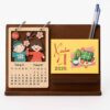 Lịch Tết bằng gỗ