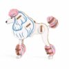 Mô hình chó Poodle gỗ