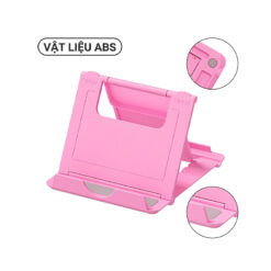 Giá đỡ điện thoại có điều chỉnh gia do dien thoai co dieu chinh mau hong 6