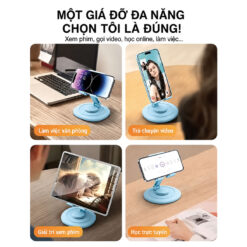 Giá đỡ điện thoại để bàn màu makaron Giá đỡ điện thoại in logo