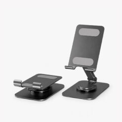 Giá đỡ điện thoại gấp gọn xoay 360 độ gia do dien thoai gap gon xoay 360 do den xam 11
