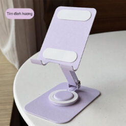 Giá đỡ điện thoại gấp gọn xoay 360 độ gia do dien thoai gap gon xoay 360 do tim 4