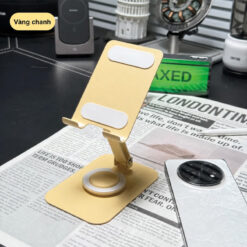 Giá đỡ điện thoại gấp gọn xoay 360 độ gia do dien thoai gap gon xoay 360 do vang 2