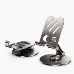 Giá đỡ điện thoại hợp kim xoay 360 độ gia do dien thoai hop kim xoay 360 do mau ghi 2