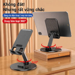 Giá đỡ điện thoại và máy tính bảng gia do dien thoai va may tinh bang mau den 2