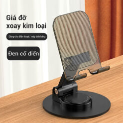 Giá đỡ điện thoại xoay bằng kim loại Giá đỡ điện thoại in logo
